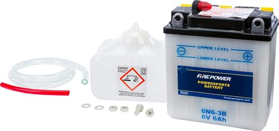 Fire Power Battery W/ACID Compatible With Honda CB125S 1973-1980