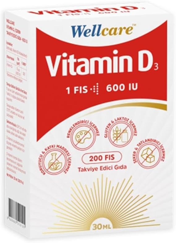 Wellcare Vitamin D3 Spray 600 IU 30 ml