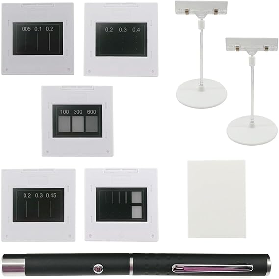 Young's Double-Slit Experiment Single Slit Double Slits Interference Diffraction Grating Sheet Optical Physical Experiment Kit Optics Elements