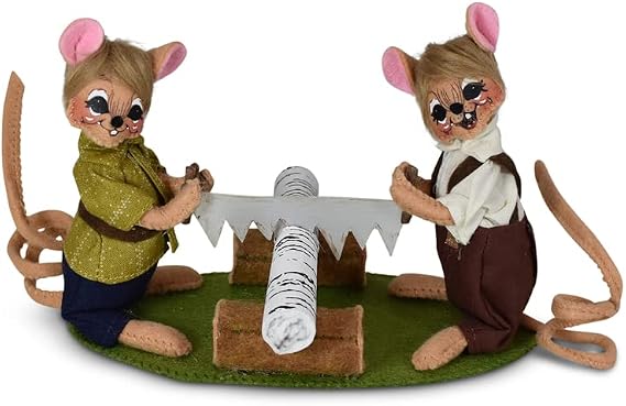 Annalee Colonial Crosscut Mice, 5 inch