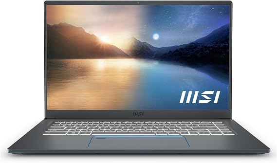 MSI Prestige 15 Thin and Performance Driven Laptop: 15.6" FHD 1080p, Intel Core i7-1195G7, NVIDIA GeForce GTX 1650, 16GB, 1TB SSD, Thunderbolt, WiFi 6E, Win10PRO, Carbon Gray (A11SC-044)
