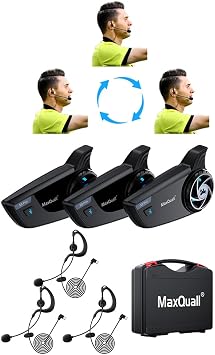 2~8 Person Referee Headset Communication System Sets S8 Pro Football Microphone Wireless Soccer Headsets (3S8 Pro(Model 1 Overhook Earphone))