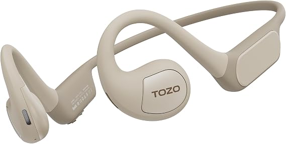 TOZO Air Conduction Open Ear Headphones, Bluetooth 5.3 Sport Earphones