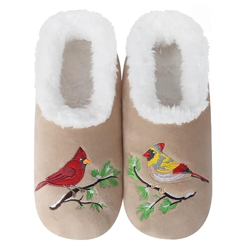 Snoozies Animal Slipper Socks for Women, Funny Animal and Fuzzy Slippers Soft Non-Slip with Sherpa Lining, Cute Slippers