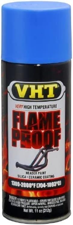 Vht Extreme High Temperature Coating Flat Blue 11 Oz. Aerosol - Lot of 6