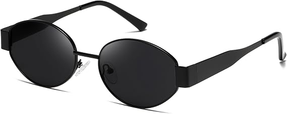 kimorn Retro Oval Sunglasses for Women Men, UV400 Classic Vintage Sun Glasses, Y2K Fashion Shades K1653