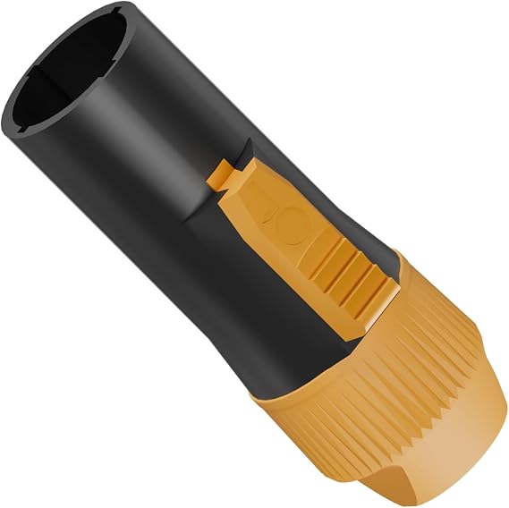 PowerCon True Waterproof Locking PowerCon 20A Connector IP65 Outdoor Protection for Stage Light/Speaker (SAC3MX-1Pack)