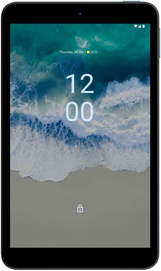 Nokia T10 | Android 12 | 8" Screen | Tablet | US Version | 4/64GB | 8MP Camera | Ocean Blue