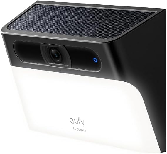 eufy Security Solar Wall Light Cam S120, 1080P Camera, Forever Power | Solar Security Camera Outdoor Wireless, Motion Activated Light, AI Detection, IP65 Waterproof, Spotlight, No Monthly Fee