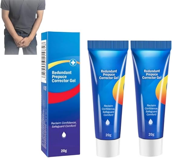 Natural Phimosis Correction Gel, Easy Recovery Safe And Painless, Male Foreskin Phimosis Correction Care Gel Phimosis Cream For Adults Fast and Gentle (2PCS)
