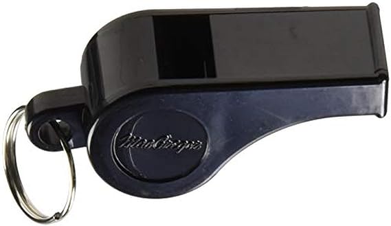 Macgregor Economy Plastic Whistle Pack, Black (One-Dozen)