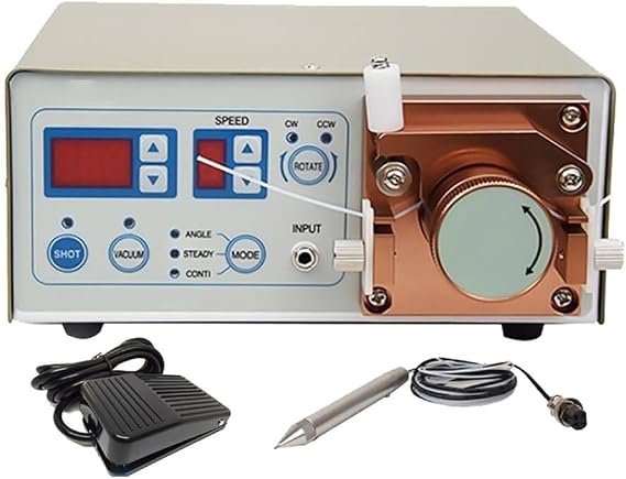Fully automatic glue dispenser, peristaltic, adjustable speed, manual/automatic mode, suitable for all kinds of water-based