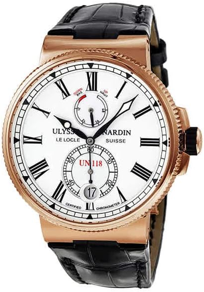 Ulysse Nardin Marine Chronometer Manufacture Automatic 18 kt Rose Gold Mens Watch 1186-122-40
