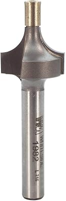 Whiteside Router Bits 1982 Round Over Bit with Small Pilot 14-Inch Radius, 58-Inch Large Diameter and 12-Inch Cutting Length