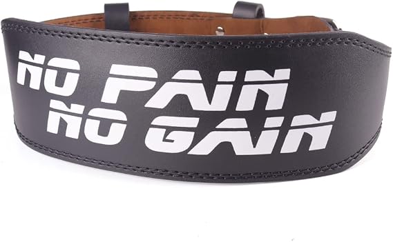 Weight Lifting Belt for Fitness Gym-Adjustable Pu Leather Belt Workout Back Support for Lifting, Fitness, Cross Training and Powerlifitng