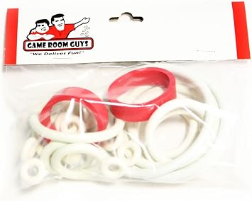 Game Room Guys Bally Hang Glider Pinball White Rubber Ring Kit