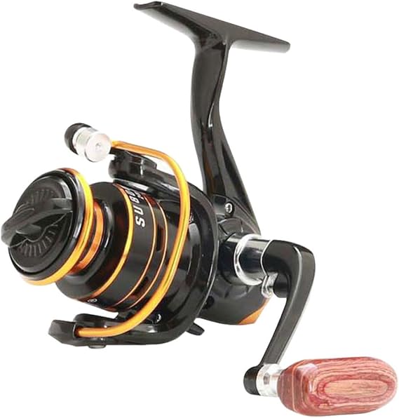 Mini Spinning Fishing Reel, Ultralight Metal Carp Spool, for Freshwater & Saltwater, Spinning Fishing Reel