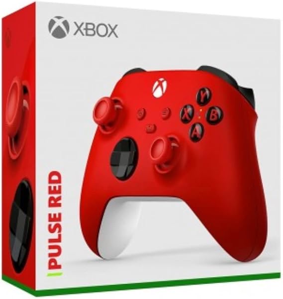Xbox Wireless Controller Red, 9th Generation (Microsoft Türkiye Guaranteed)