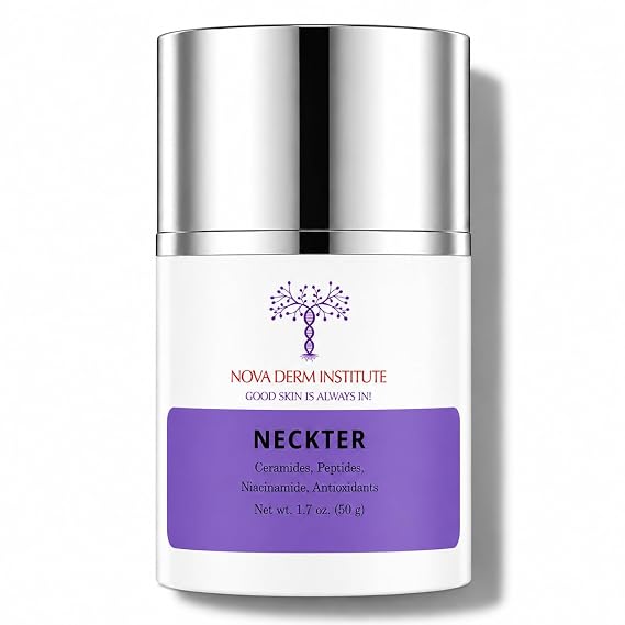 Neck Firming Cream - Neck Tightening Peptide Lift Smoothing & Tightening Cream for Face, Neck and Decolotte'- Made in USA (1.7 oz/ 50 gm)