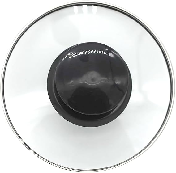 0.65QT Slow Cooker Glass Lid Replacement 4 5/8 Inch Heat-Resistant Transparent Cover for Mini Slow Cooker