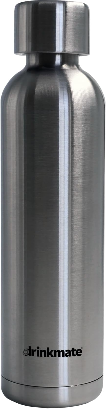 DrinkMate 0.7L Stainless Steel Carbonation Bottle, Compatible With Standard Fizz Infuser