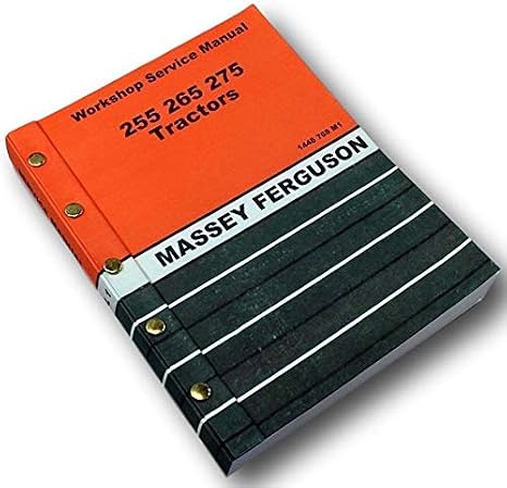 Service Repair Manual For Massey Ferguson 255 Tractor Shop Technical Workshop Mf 255