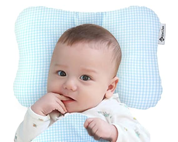 Soft Hypoallergenic Head Support Organic Cotton Machine Washable | Marble Grey Pattern Baby Head & Neck Support Organic Cotton Cover