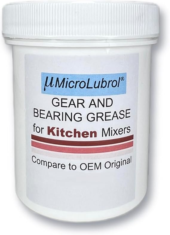 8 oz MICROLUBROL Kitchen Stand Mixer Gear & Bearing Grease 4176597 Benalene, Made in USA