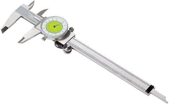 Oshlun MTDCF-06 6-Inch Stainless Steel Fractional Dial Caliper