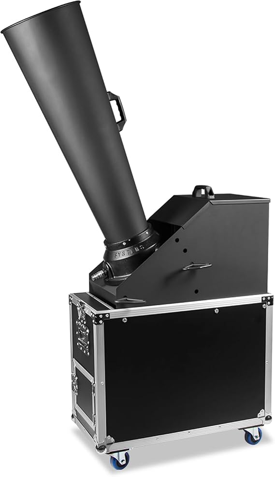 MOKA SFX Stage CO2 Confetti Blaster Machine Big DMX Confetti Cannon CO2 Confetti Paper Shooting 49-59ft for Outdoor Event Celebration Stage Show