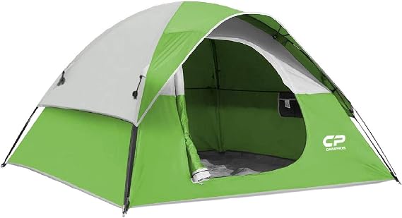 CAMPROS CP 3/4/6 Man Camping Tent Waterproof, Dome Family Tent with Mosquito Net & Ventilation, Easy Setup Lightweight Tent for Camping, Hiking and Outdoor