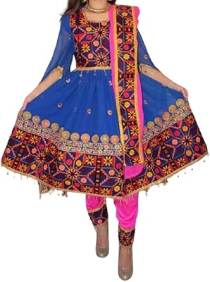 Afghan Kochi Handmade DressClothes Full Embroidery Handwork Afghani Traditional Dress Afghan Pashtun Culture Dress Afghan