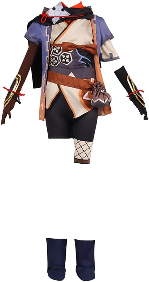 Game Genshin Impact Cosplay Costumes Sayu Mujina Ninja Cosplay Uniforms Halloween Party