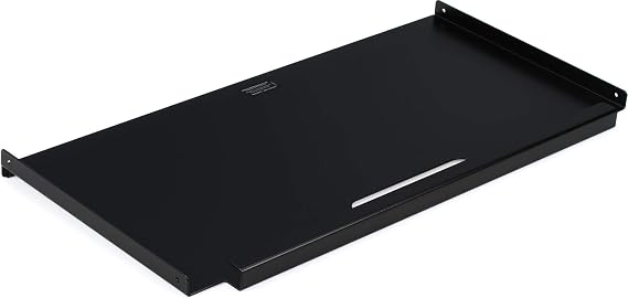 K&M Keyboard Stand Accessory - Music Stand - Aluminium - Black - 18819
