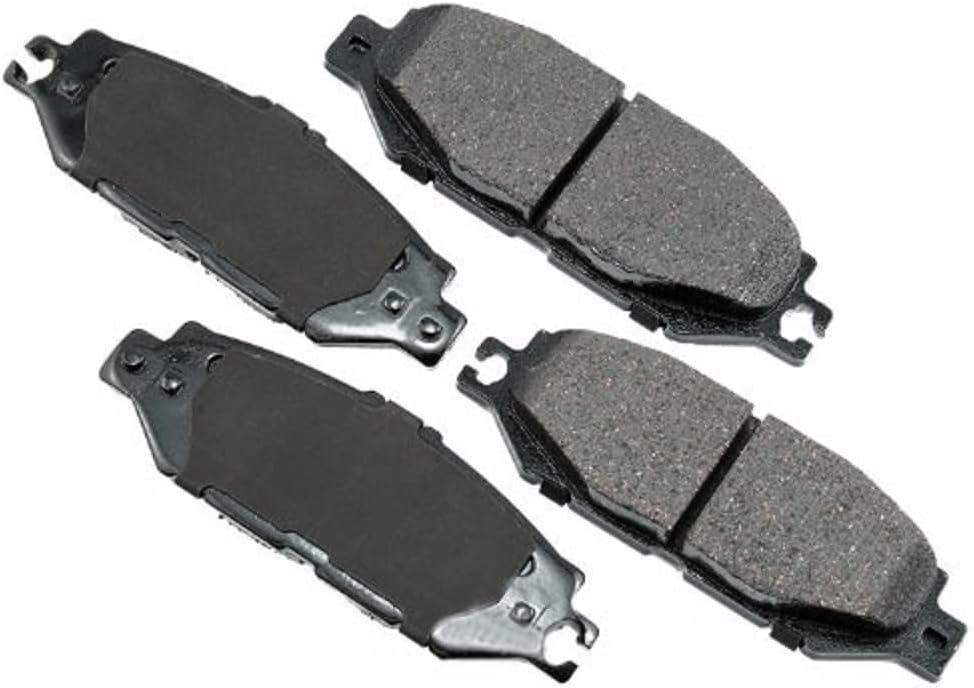 Akebono ACT613 Proact Ultra Premium Ceramic Disc Brake Pad kit, GREY