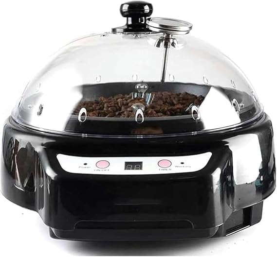 500G Capacity Electric Roasting Machine Household Coffee Roaster with Timing Function, Ideal for Popcorn, Peanuts, Chestnuts & Sunflower Seeds