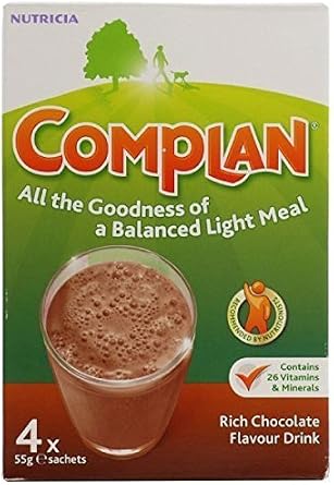 Complan Delicious Flavour Drink (Chocolate 4X55G) by Complan