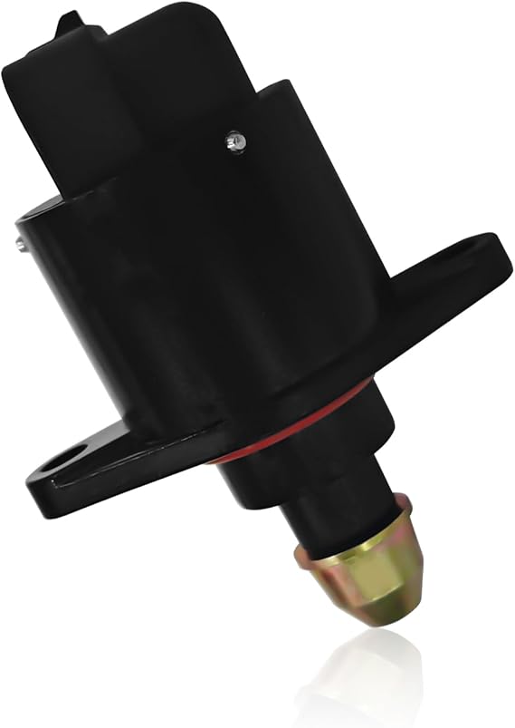 Idle Air Control Valve Sensor Idle Speed Control Valve, Throttle Response Controller Stepper Motor IAC Valves OEM #90380 10526 Compatible with King Kong Idle Motor Idle Speed (Black)