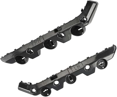 G-PLUS Front Bumper Supports Brackets Retainers Pair Compatible with 2016-2018 Nissan Sentra 622253YU0A 622253YU1A 622243YU0A 622243YU1A NI1032112 NI1033112