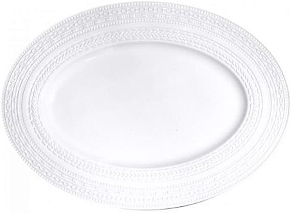 Porcellana Casale Oval Rim Platter cm 39, Porcelain, Multi-Colour, 0.1 x 0.1 x 0.1 cm