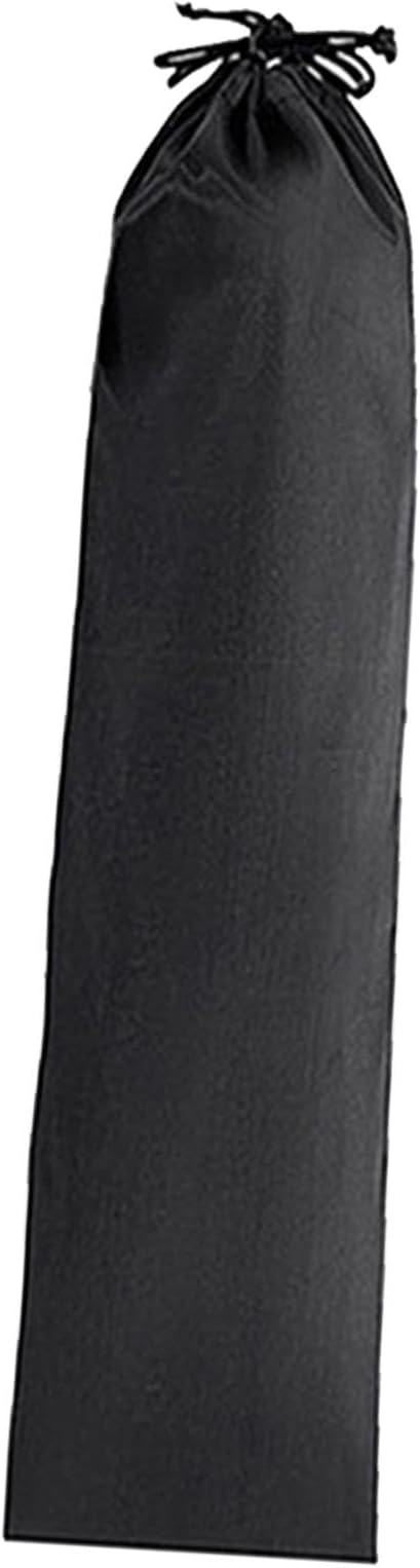 Storage Bag Nylon Drawstring Bags for Other Equipment Tripods Trekking Poles 21x100cm,Black