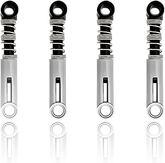 55PCS Technic Shock ABSORBERS 6.5L (Extra Hard Spring-Gray) TECHNIC Light Shock ABSORBERS Compatible with Lego MOC Parts, Building-Block Part Piece Spring Suspension Car Truck Chassis