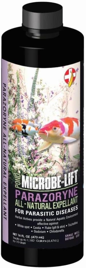 MICROBE-LIFT Parazoryne Herbal Water Conditioner and Expellant, 16 Fl Oz