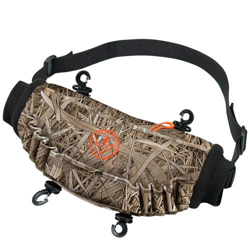 Bassdash Camo Hunting Muff Insulated Fleece Lined Hand Warmer Outdoor Windproof Water Resistant