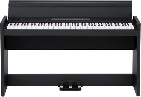 Korg LP-380U Digital Home Piano w/ 88-Key Keyboard & Stand - Black