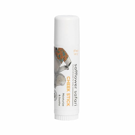 Baby Cheek Stick | Cocoa Butter Moisture Stick for Ultra Sensitive Skin | Hypoallergenic, All-Natural, Plant-Derived | Made in USA
