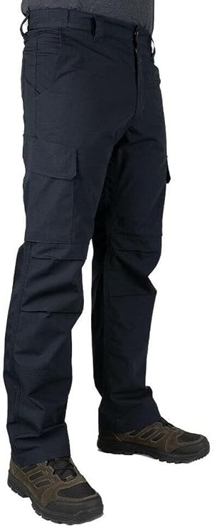 LA Police Gear Men's Urban Ops Tactical Pants, Gusseted Crotch, Ripstop, Water & Stain Resistant Work Pants for Men