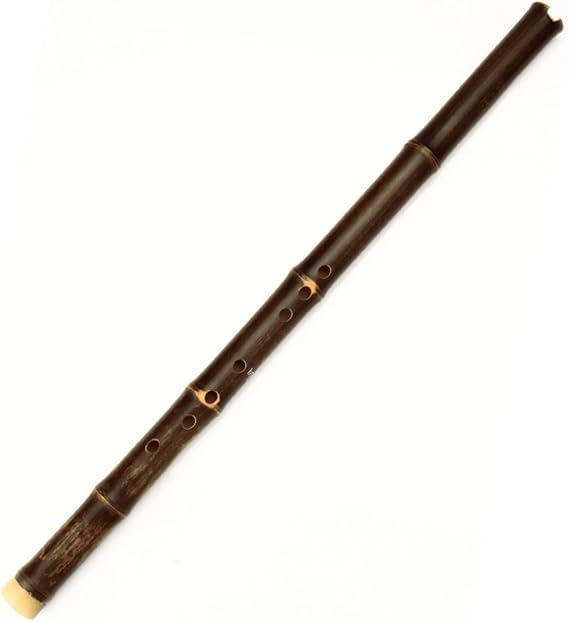Original Brown Vertical Bamboo Flute Traditional Chinese Musical Instrument Xiao