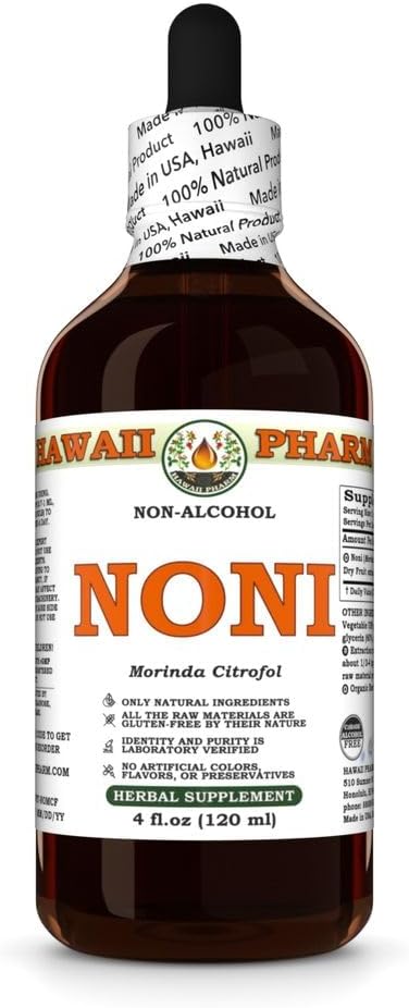 Hawaii Pharm Noni Fruit Alcohol-Free Extract, 4 fl oz