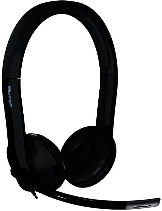 Microsoft LifeChat LX-6000 for Business with Clear stereo sound, Plug and Play, Noise-cancelling Microphone for Laptop/PC